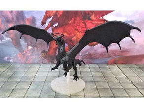 void dragon dnd dungeons dragons kobold press 3d print model - Mito3D