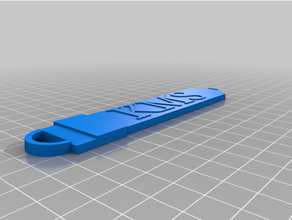 kms pencil keychain 3d print model - Mito3D