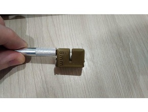 botella pequeña cortadora de 8mm corte 3d print model - Mito3D