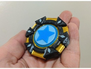 monstruo de la súper liga astrochip moneda 3d print model - Mito3D
