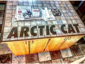 arctic cat mektup atv dört kızak kar arabası vtt 3d print model - Mito3D