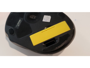 victsing bt mouse battery cover et 3d print model - Mito3D