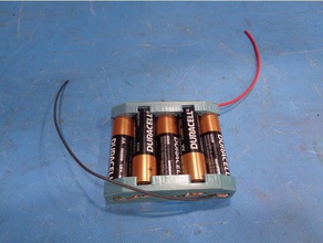5x aa battery holder 3d print model - Mito3D