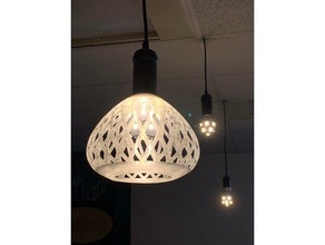 24-7 lampshade decor fusion 360 household led lighting 3d print model - Mito3D