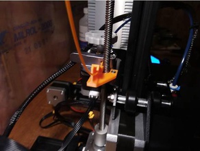 gentle bend - ender 3 lower filament guide 3d print model - Mito3D