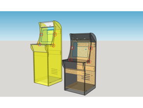 arcade1up monitor-Halterung Halterung - Ersatz 3d print model - Mito3D