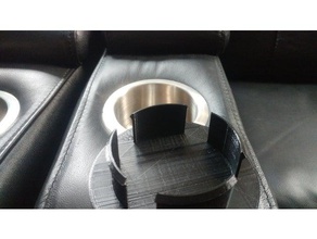 cup holder cover 3d print model - Mito3D