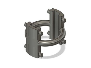 k3dc series a-c lightsaber bracket 3d print model - Mito3D