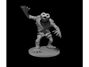 owlbear iskelet dnd dungeons dragons pathfinder undead 3d print model - Mito3D