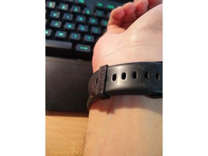 amazfit bip band retainer amazfitbip wristband 3d print model - Mito3D
