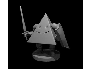 d4 cavaliere dnd in miniatura dungeons dragons 3d print model - Mito3D