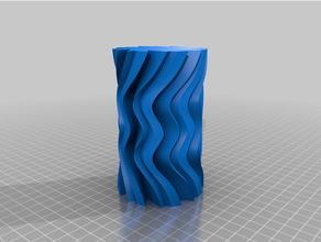 vaso 97 porta-lápis espiral 3d print model - Mito3D