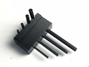 magnetische Sechskant-Schlüssel-Halter hex-Schlüssel Halter Magnete Werkzeughalter 3d print model - Mito3D
