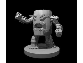 barile golem dnd in miniatura dungeons dragons 3d print model - Mito3D