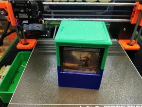 mtg commander showcase deckbox redesign 3d print model - Mito3D