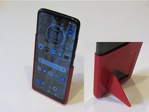 phone case integral stand 2 3d print model - Mito3D