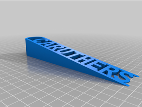 caruthers personalizado 3d print model - Mito3D