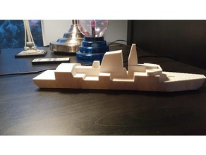 halifax class frigate 3d print model - Mito3D