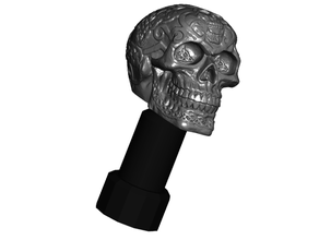 celtic skull valve stem cap - automotive schrader 3d print model - Mito3D