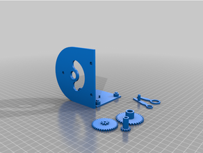 fully printable clock 3d print model - Mito3D