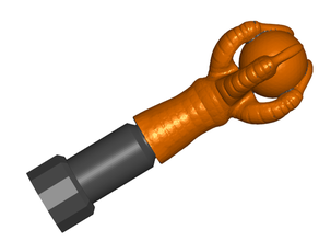 eagle claw ball valve stem cap - automotive schrader talon 3d print model - Mito3D