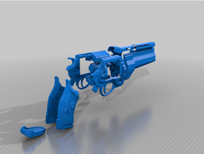 as de pique destin 2 le l'arme arme à feu 3d print model - Mito3D