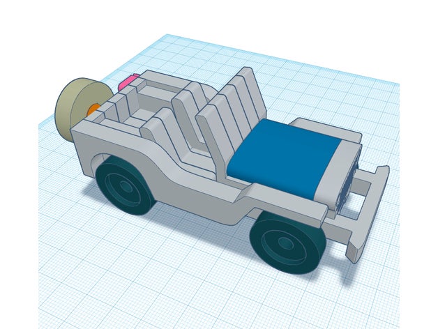 jeep zenziwerken super simple willys 3D print model - Mito3D