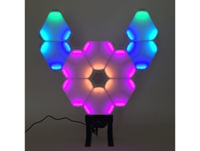 nano hoja de luces - circular la cosa 10 arduino nanoleaf 3d print model - Mito3D