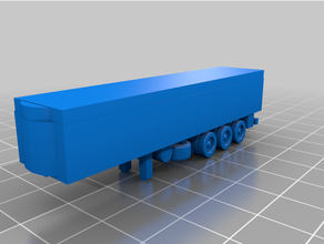 articulated truck n scale 3d print model - Mito3D