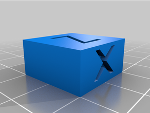 kleiner xyz Kalibrierung cube ender 3 3d print model - Mito3D