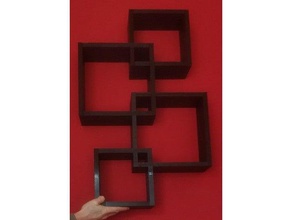square shelf 3d print model - Mito3D