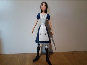 american mcgee alice Harikalar diyarı madness döndürür 3d print model - Mito3D