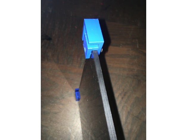 6mm plexiglass corner bracket 3D print model - Mito3D