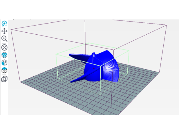 Boot propeller 3D print model - Mito3D