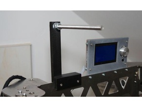 tatara spool stand anet a8 upgrade filament holder mount 3d print model - Mito3D