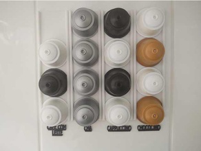 dolce gusto capsules wall holder 3d print model - Mito3D