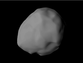 7 iris skaliert eine vier Millionen Euro asteroid Asteroiden Asteroiden-Hauptgürtel main-belt s-type skalieren skalierte Modell scale-Modell solar-system Raum 3d print model - Mito3D