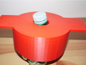Flasche drücken Umwelt pet Kunststoff Kunststoff-Flasche recycle recycling Wasser 3d print model - Mito3D