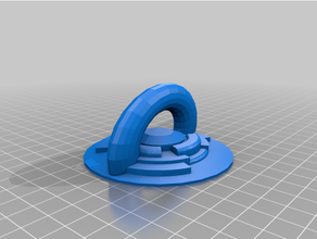 cryptex end pull 3d print model - Mito3D