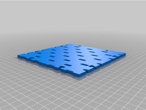 pegboard skadis imprimable sections 3d print model - Mito3D