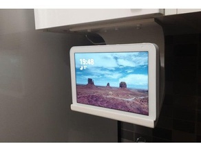 echo show 8 mueble bajo monte amazon montaje en la pared 3d print model - Mito3D