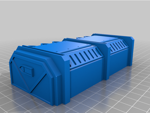 40 container terrain 40k warhammer 3d print model - Mito3D