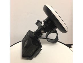action cam cycling computer mount 3d print model - Mito3D