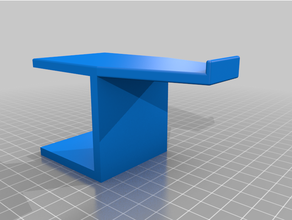 fone de ouvido stand borda da mesa fones com gancho 3d print model - Mito3D