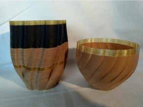 vase thé titulaire de la lumière bol spirale porte-bougie teelichthalter mode 3d print model - Mito3D