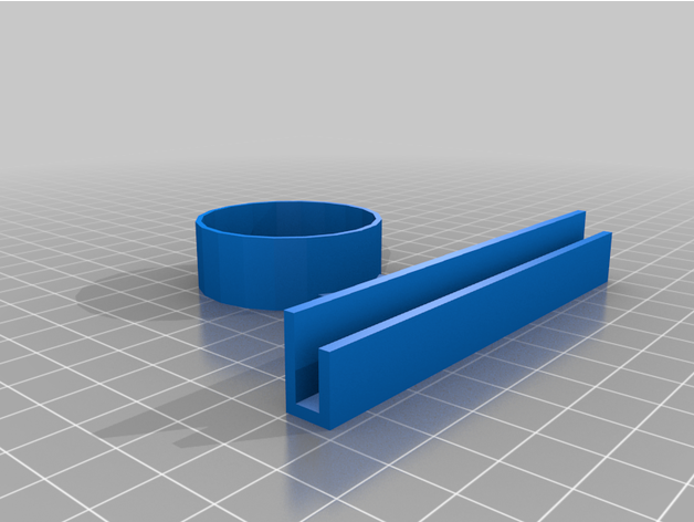 soporte litophane recto 3D print model - Mito3D