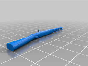 lego-compatible m1 garand musket 3d print model - Mito3D
