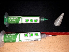 syringe cap - bouchon seringue soder flux paste 3d print model - Mito3D