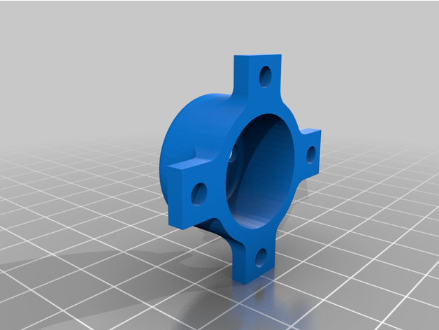 hobbyzone mini-azubi-s hd motor mount 3D print model - Mito3D