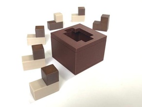 mushkila 3 - imballaggio di puzzle Puzzle 3d 3d print model - Mito3D